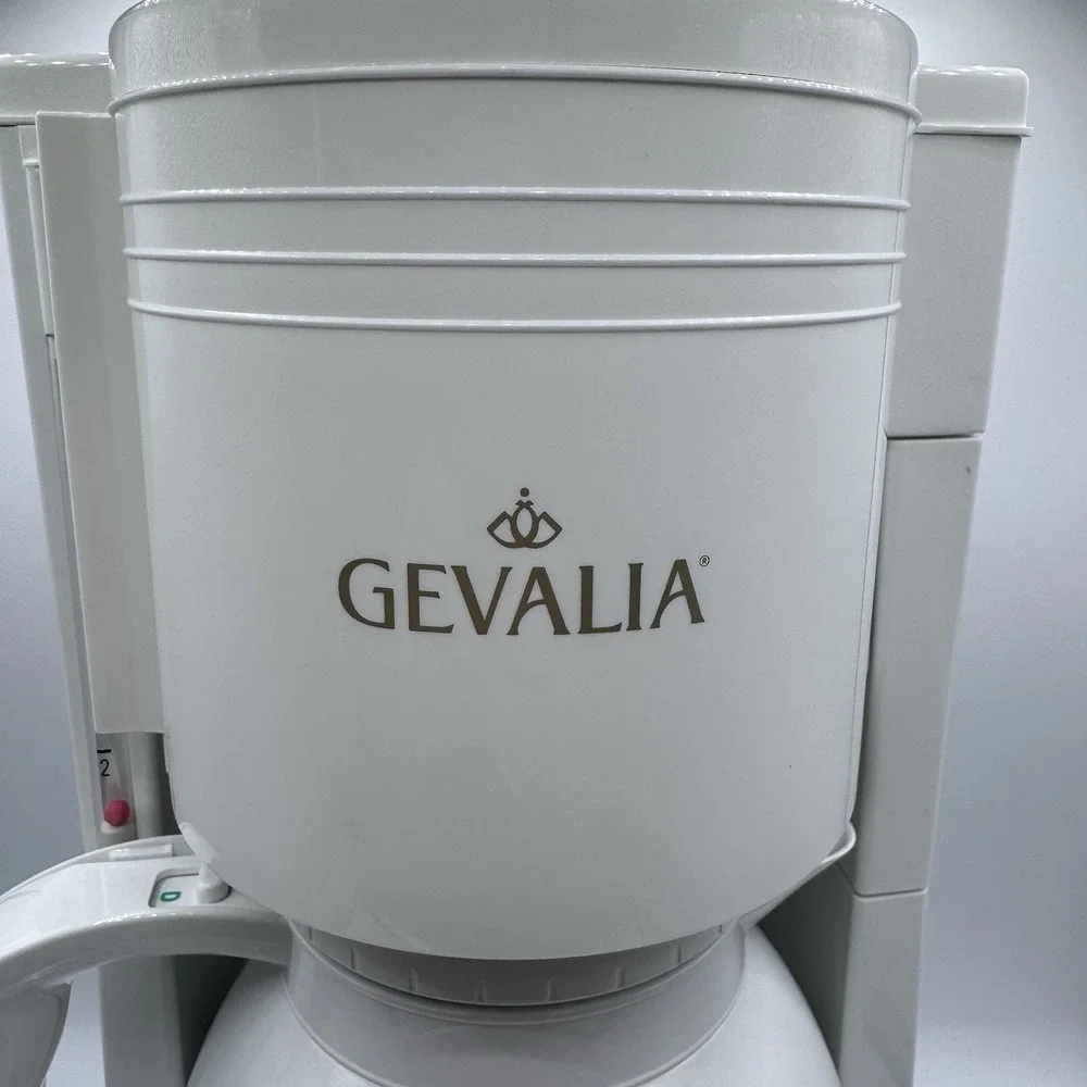 Gevalia KA-865MW White 8-Cup Thermal Coffee Maker–Drip Coffee Brewer, Automatic